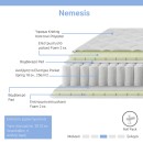 Κρεβάτι με στρώμα και αποθηκευτικό χώρο Roi-Nemesis pakoworld pu μαύρο 160x200εκ