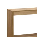 Κονσόλα Focused pakoworld MDF φυσικό 120x35x74εκ