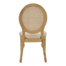 Καρέκλα Canco pakoworld φυσικό rubberwood-φυσικό rattan 50x53x98εκ