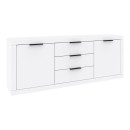 Μπουφές Doha pakoworld σε λευκή απόχρωση 210x45x80.5εκ