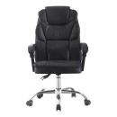 Καρέκλα γραφείου διευθυντή Sanema pakoworld pu μαύρο 62x67x112-122εκ