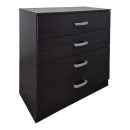 Σετ Κρεβατοκάμαρας Athos Wenge με Κρεβάτι 140x200εκ Σετ 4τεμ