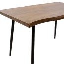 Τραπεζαρία Neve-Parker pakoworld σετ 5τμχ 120x80x75εκ