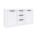 Μπουφές Doha pakoworld σε λευκή απόχρωση 150x45x80.5εκ