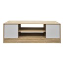 Έπιπλο τηλεόρασης Sasa pakoworld sonoma-λευκό 120x35x41.5εκ