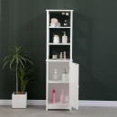 Ντουλάπι-στήλη Larben pakoworld mdf λευκό 40x33x150εκ