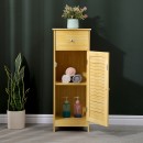 Ντουλάπι-στήλη Chesy pakoworld mdf σε φυσική απόχρωση 32x30x87εκ