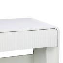 Κονσόλα Zeplen pakoworld λευκό mdf 110x38x75εκ
