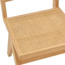 Καρέκλα Winslow pakoworld φυσικό rubberwood 45x56x82εκ