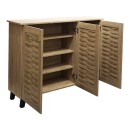 Παπουτσοθήκη-ντουλάπι Mantam pakoworld 16 ζεύγων sonoma 115.5x34x87εκ