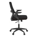 Καρέκλα γραφείου Reji pakoworld mesh ύφασμα μαύρο 58x60x89-99εκ