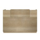 Γραφείο reception Lotus pakoworld σε χρώμα φυσικό 180x70x110εκ