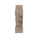 Ραφιέρα τοίχου Tiber pakoworld sonoma 120x22x67εκ