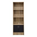 Βιβλιοθήκη Tekaro pakoworld sonoma-ανθρακί 57x33x180εκ