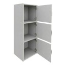 Ντουλάπι-στήλη Soline pakoworld λευκό 40x34.5x90.5εκ