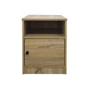 Κομοδίνο Lenea pakoworld sonoma 40x40x50εκ