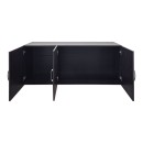 Πατάρι ντουλάπας τρίφυλλο Alvia pakoworld wenge 150x51x60εκ