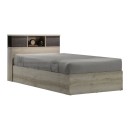 Κρεβάτι OLYMPUS pakoworld σε χρώμα castillo-toro 120x200εκ