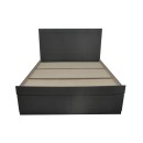 Κρεβάτι Olympus pakoworld με συρτάρι σε wenge απόχρωση 100x200εκ