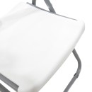 Καρέκλα catering-συνεδρίου πτυσσόμενη Edison pakoworld χρώμα λευκό | Συσκευασία 4 τμχ