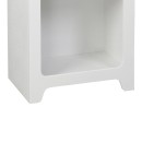 Βιβλιοθήκη Emersi pakoworld mdf σε λευκή απόχρωση 48x35x180εκ