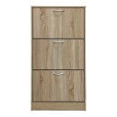 Παπουτσοθήκη Savaz pakoworld σε sonoma απόχρωση 60x24x114εκ