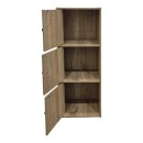 Ντουλάπα-στήλη Wirdia pakoworld sonoma 30.5x24x71.5εκ