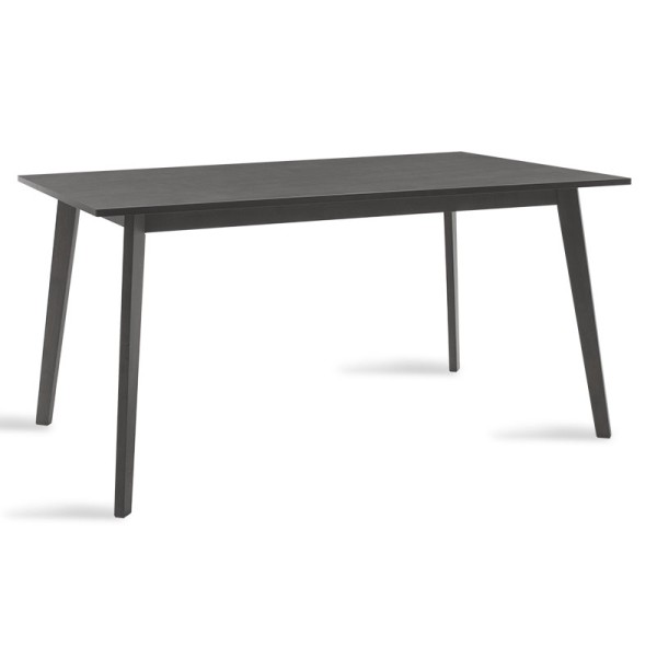 Τραπέζι Benson pakoworld MDF σε rustic grey απόχρωση 150x90x75εκ