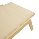 Ξαπλώστρα Boka pakoworld αλουμίνιο cappuccino- textilene σε σαμπανί 60x192x31εκ