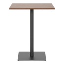 Τραπέζι Nerobian pakoworld mdf σε καρυδί απόχρωση 60x60x75εκ