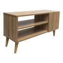 Έπιπλο τηλεόρασης Orianne pakoworld σε sonoma απόχρωση 90x32x46εκ