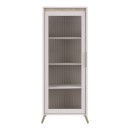 Σύνθετο σαλονιού Belka pakoworld κρεμ με oak 210,6x45x152,6εκ