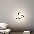 Φωτιστικό οροφής Trinity pakoworld led μέταλλο μαύρο Φ22x100εκ