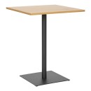 Τραπέζι Nerobian pakoworld mdf σε sonoma απόχρωση 60x60x75εκ