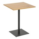 Τραπέζι Nerobian pakoworld mdf σε sonoma απόχρωση 60x60x75εκ