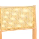 Καρέκλα Winslow pakoworld rubberwood-rattan σε φυσική απόχρωση 46x58x80εκ | Συσκευασία 2 τμχ