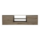 Έπιπλο τηλεόρασης Sasa pakoworld σε sonoma απόχρωση 150x35x41.5εκ