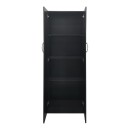 Ντουλάπα δίφυλλη Athos pakoworld σε wenge απόχρωση 60x42x180εκ
