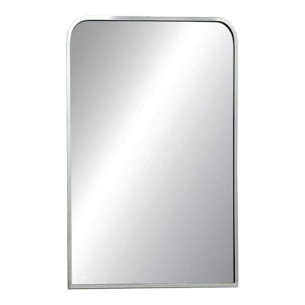 Καθρέπτης Classy pakoworld ασημί αλουμίνιο 50x2.5x80εκ