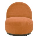 Πολυθρόνα Zenny pakoworld υφασμα terracotta 64x85x68εκ