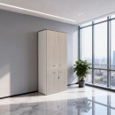 Ντουλάπα γραφείου Armadi pakoworld sonoma-λευκό 80x40x200εκ