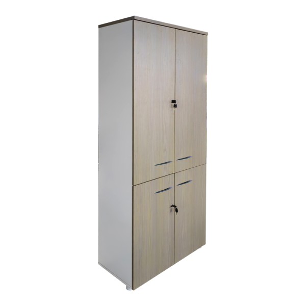 Ντουλάπα γραφείου Armadi pakoworld sonoma-λευκό 80x40x200εκ