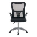 Καρέκλα γραφείου εργασίας Annalise pakoworld μαύρο mesh 57x53x100εκ