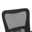 Καρέκλα γραφείου εργασίας Annalise pakoworld μαύρο mesh 57x53x100εκ