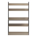 Επιδαπέδια ραφιέρα Oranis pakoworld sonoma-μαύρο 105x38x165εκ