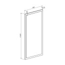 Έπιπλο εισόδου Ansia pakoworld καρυδί oak 210x44,7x175εκ