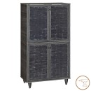 Παπουτσοθήκη-ντουλάπι Ronan pakoworld χρώμα wenge 70.5x35x122εκ
