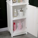 Ντουλάπι-στήλη Larben pakoworld mdf λευκό 40x33x150εκ