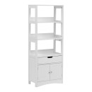 Ντουλάπι-στήλη Sejo pakoworld mdf λευκό 60x32.5x154εκ