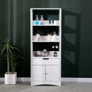 Ντουλάπι-στήλη Sejo pakoworld mdf λευκό 60x32.5x154εκ